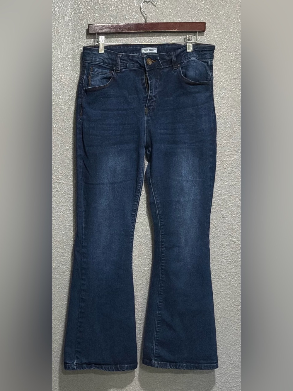Women's Dark Blue Flare Jeans - The House of Blues